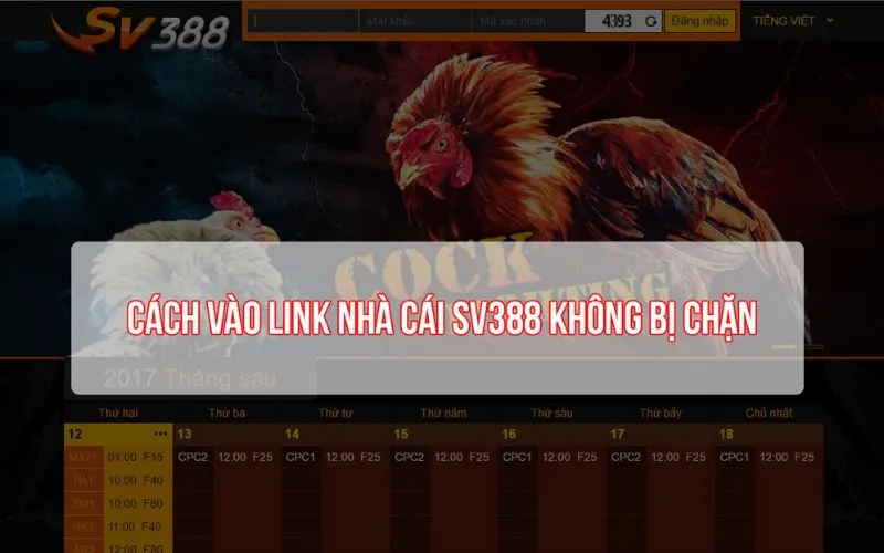 Cách vào SV388 không bị chặn mới nhất 2023